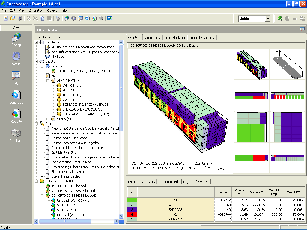 Windows 7 Cargo Load Plan - CubeMaster 10.10.6.3 full