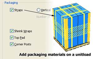 Pallet Configuration Software - Packaging materials sequences supported