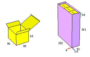Palletizing and Package Design Software - 3D color coded graphical display