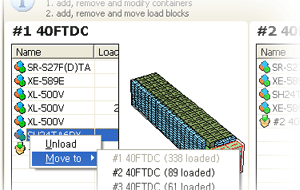 Cargo Load Plan and Optimization Software -  3D Drag and drop load editor